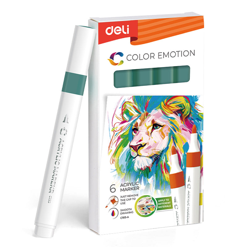 MARKER ACRILIC VERDE PASTEL COLOR EMOTION DELI MARKER ACRILIC VERDE PASTEL COLOR EMOTION DELI